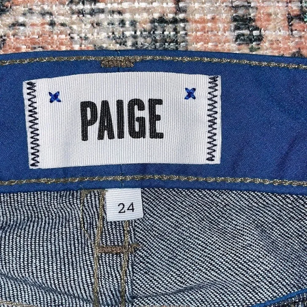 Paige Skyline Ankle Peg skinny jeans, Size 24 - Picture 3 of 11